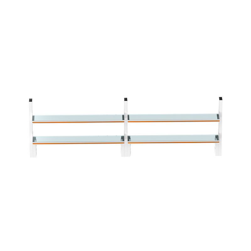 What are the practical benefits of using steel glass edge table reagent rack in the laboratory?