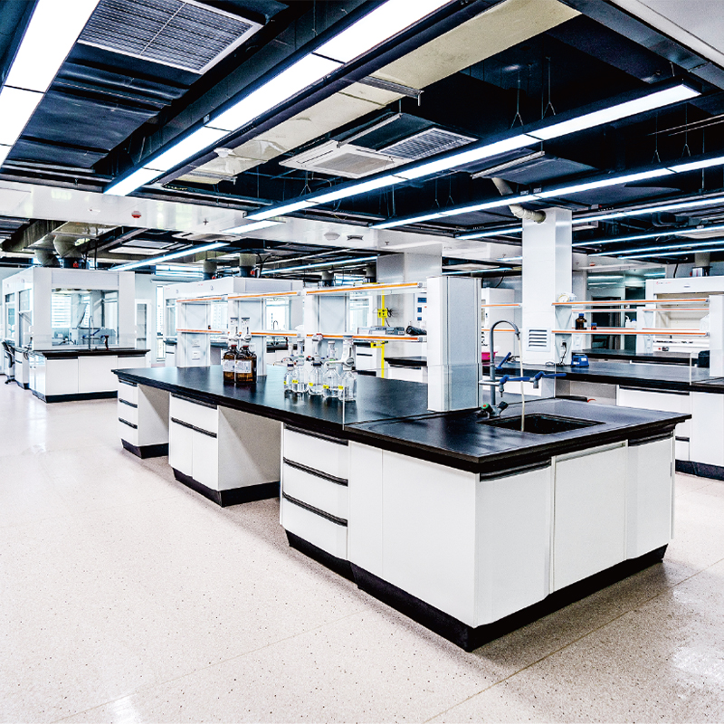 Wanshulin Laboratory All-Steel Floor-standing Central Table