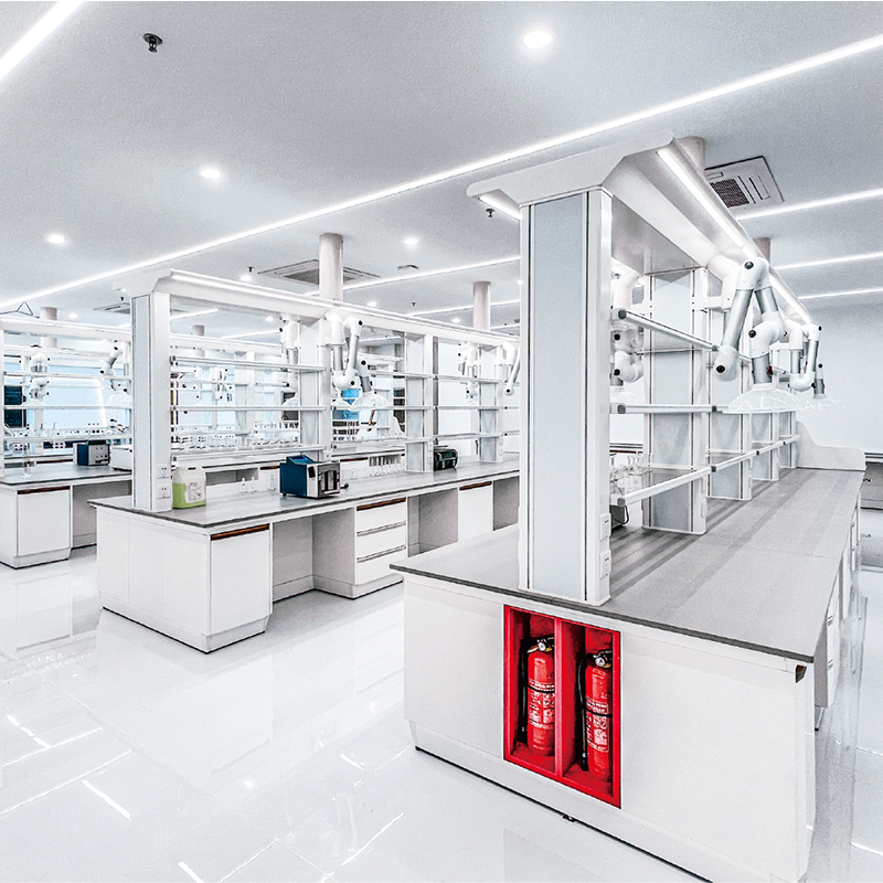 Wanshulin Laboratory All-Steel Floor-standing Central Table