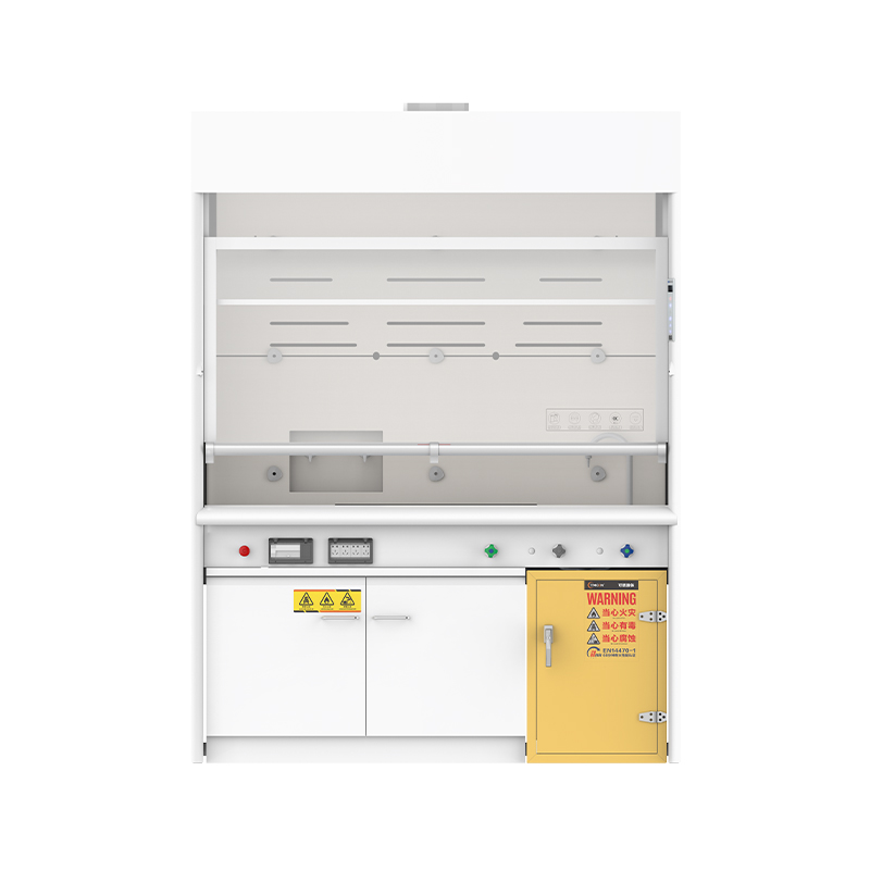 How to optimize airflow in the exhaust duct layout of the wanshulin laboratory benchtop fume hood?