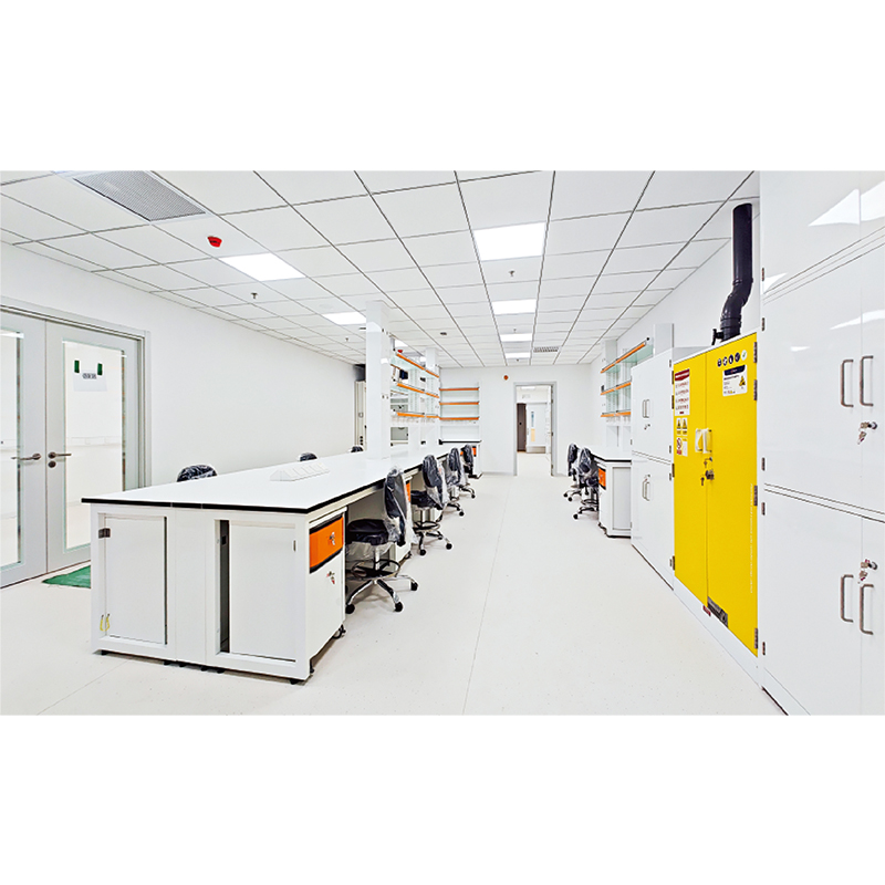 All-steel floor-standing lab island bench: The robust core and functional hub of the modern laboratory