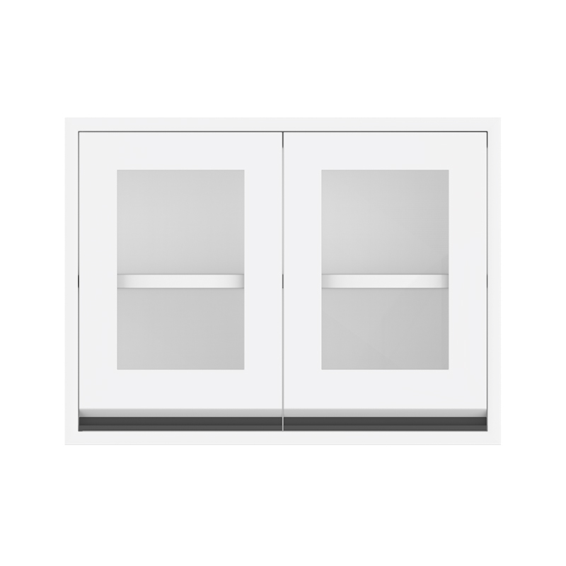 What are the key structural advantages of an all-steel double door wall cabinet over wooden alternatives?